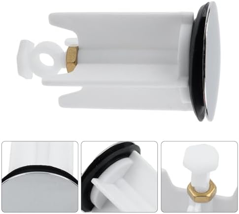 Pop-Up Sink Drain Stopper with Rust-Proof Brass Head and Sturdy