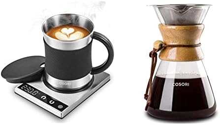 COSORI Mug Warmer Set & Pour Over Coffee Maker
