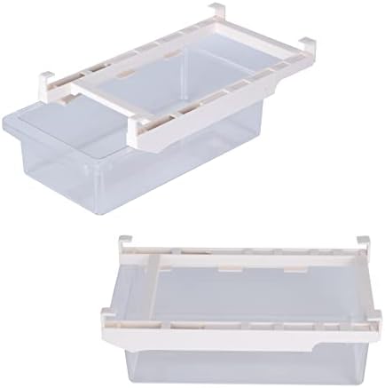 Aramox Refrigerator Storage Drawer, ABS Fridge Organizer Drawer, 29 X