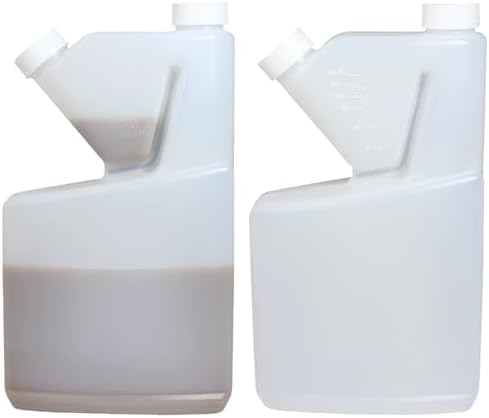 17oz Tip & Pour Measuring Containers with Lids (2 Pcs) – Plastic Tip