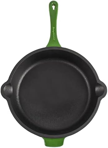 Berghoff Neo 5Pc Enameled Cast Iron Cookware Set, Pots & Pans, Green
