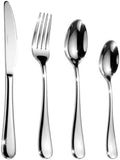VIVANI 16 Piece Silverware Set for 4, Nickel Free Stainless Steel
