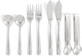 Ironwood Gourmet Stainless Steel Charcuterie Utensil Set of 8, Includes Forks, Knives/Spreaders, Spoons, Tongs