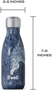 S'well Azurite Marble Water Bottle - 9 oz, Stainless Steel