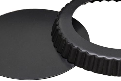 KALLORY Non-stick Egg Tart Mold and Metal Baking Cups Set, 4-inch