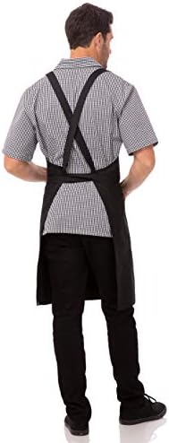 Chef Works Unisex Cross-Back Bib Apron