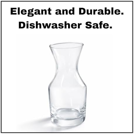 Mimosa Bar Supplies Carafe Glasses – 8.5 Oz Pack of 4 Measuring Small