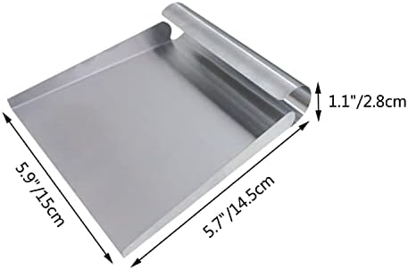 Stainless Steel Food Scooper, Food Mover, Shovel Spatula (5.9")