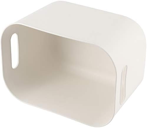 10 x 7 x 6 Inch 6 Pack Plastic Storage Bins with Handles, Pantry
