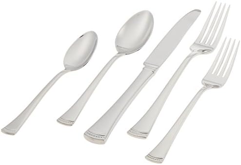 Lenox Portola 65-Piece 18/10 Silverware Set for 12, Flatware