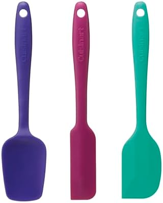 Cuisinart CTG-00-S3MSJ Mini Silicone Spatulas, Set of 3, Jewel