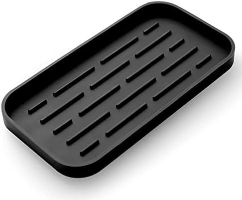 MicoYang Silicone Sink Organizer Tray, 10"×5.3"