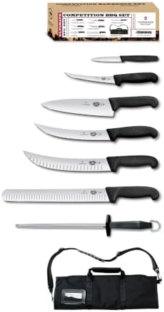 Victorinox Fibrox Pro 8-Piece BBQ Set, Black