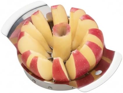 Apple Slicer Corer, Stainless Steel Fruit Wedger for Snacks and Pie
