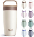 TOURIT Travel Coffee Mug 16 oz,Leakproof 2-Part Drink Lid