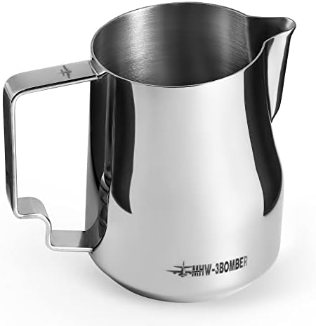 MHW-3BOMBER Milk Frothing Pitcher 12oz/350ml Milk Frother Cup Espresso