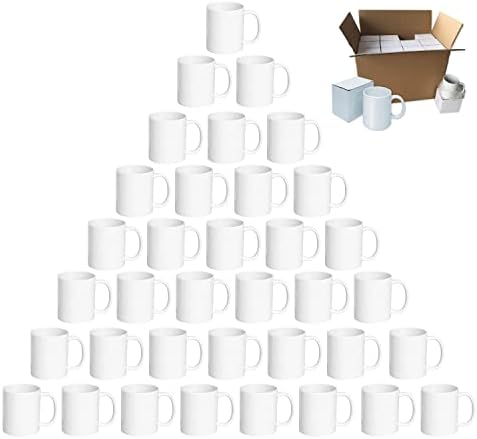 Sublimation Mugs, White Coffee Mugs 11oz Sublimation Coffee Cups AAA