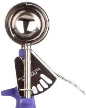 TrueCraftware- 3/4 oz Portion Scoop #40 Stainless Steel with Triangle