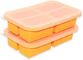 Bangp Silicone Freezer Trays with Lid,1 Cup Soup Freezer Molds,2 Pack