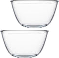 Xmas 2pcs 500ml Glass Bowl Set for Dessert Mixing Bar Weddings