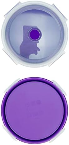 1200ml Large Camping Bowl with Foldable Spoon, Collapsible Bowl With