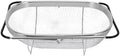 Stainless Steel Expandable Over Sink Colander Oval Large Capacity