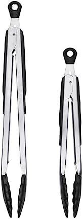 OXO Good Grips 2-Piece Nylon-Head Tongs