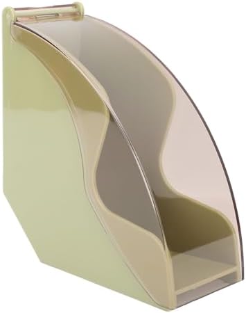 aqxreight Fan Shape Box for Coffee, Compact Acrylic Storage Container