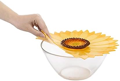 Charles Viancin Sunflower Silicone Lids, 8 Inch