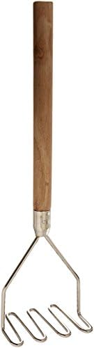 Winco Square Potato Masher, 4.5-Inch