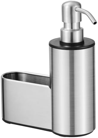 Kitchen Soap Dispenser with Sponge Holder, 12 oz