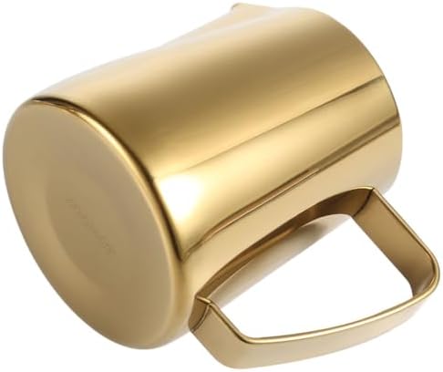 Milk Frothing Pitcher, 20oz/600ml Stainless Steel Espresso Steaming