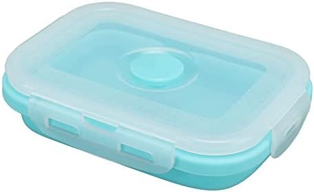 Pongnas 500ml Leakproof Silicone Food Storage Containers for Camping
