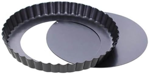 Cake Tart and Pizza Pans Set, 6/8/10 Inch Non-Stick Carbon Steel