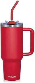 40 oz Tumbler with Handle and Straw Lid,Insulated Reusable Stainless