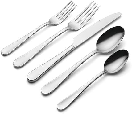 Oneida Grant 20-Piece 18/0 Silverware Set for 4, Flatware