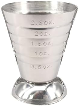 75ml Stainless Steel Jigger Cup Set of 3 for Measuring Liquids