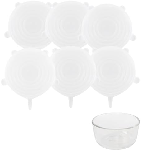 Silicone Replacement Lids for Pyrex 7202-PC, 6 PCS