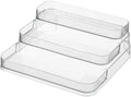 3-tier PET Spice Bottle Organizer Rack for Kitchen Cabinet Storage