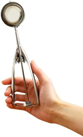 Ice Cream Scoop Set, Stainless Steel Cookie Scoops Set of 3