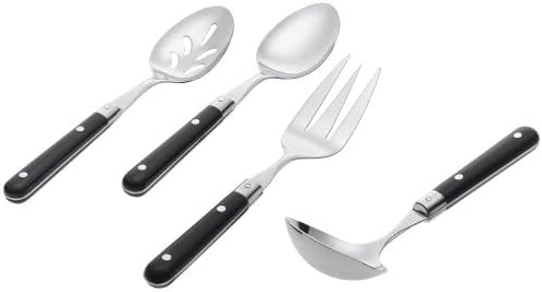 Ginkgo Le Prix Black 4-Piece Hostess Set