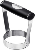 HULISEN Food Chopper Manual Hand, Stainless Steel Hand Chopper, Plain Edge