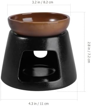 Ceramic Tea Warmer Teapot Heater with Coarse Cup for Tabletop