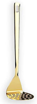 Gold Potato Masher, Berglander Heavy Duty Metal Potato Ricer Stainless