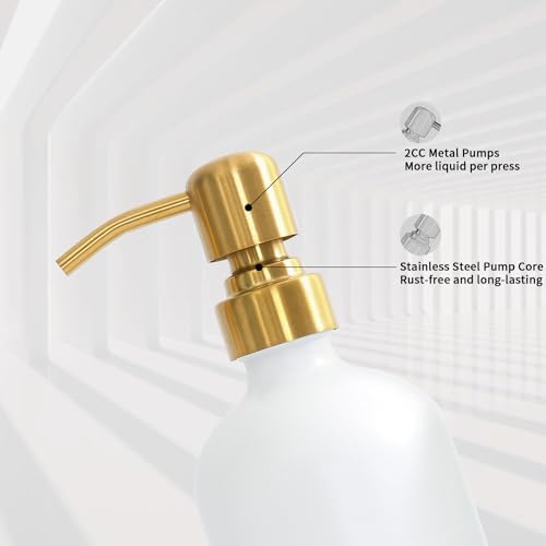 Prus Waso Gold Soap Dispenser Set