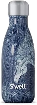 S'well Azurite Marble Water Bottle - 9 oz, Stainless Steel
