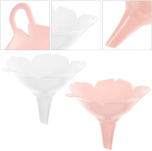 Uonlytech 4pcs Food Grade Plastic Kitchen Funnels Set Creative Liquid