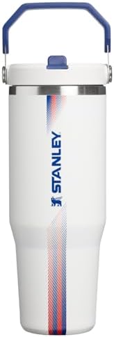 STANLEY IceFlow 2.0 Flip Straw Tumbler, 30 oz, Team White Dark Blue