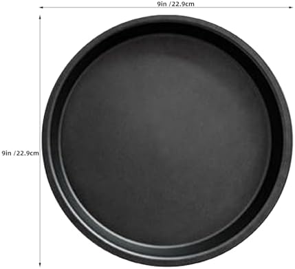 2pcs Microwave Crisper Pan: 9 Inch Cookware Crispy Plate Fry Pan