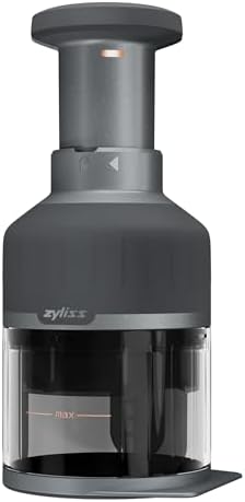Zyliss Zick Zick Classic Food Chopper, Manual, Stainless Steel Blade, White